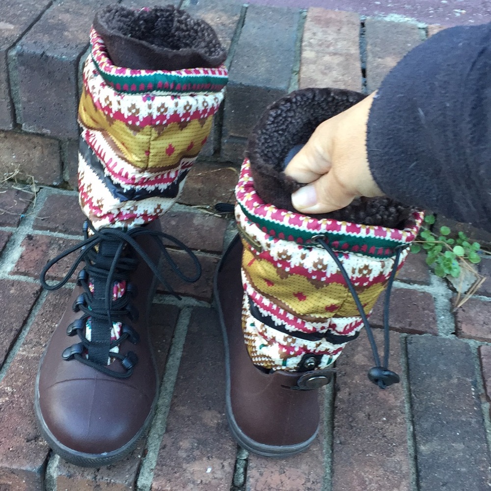 Rain/Snow Removable Multi Color Liner Booties - image 4